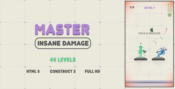 Master Insane Damage - HTML5 Game (Construct3) - CodeCanyon Item for Sale