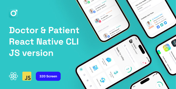 Doctor and Patient React Native CLI Template - CodeCanyon Item for Sale