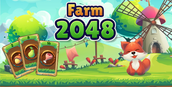 Farm 2048 - HTML5 Game - Construct3 - CodeCanyon Item for Sale