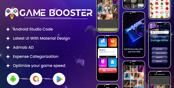 Android Game Booster | Admob Ads | Android - CodeCanyon Item for Sale