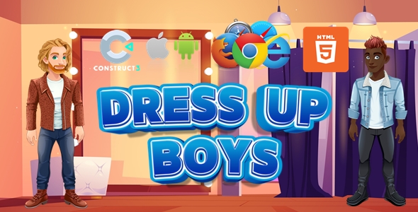 Dress Up Boys - Dress Up Game - HTML5/Desktop/Mobile (C3P) - CodeCanyon Item for Sale