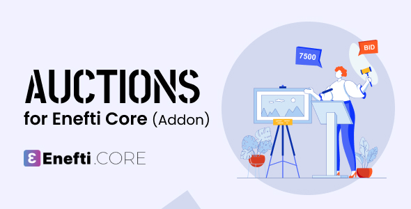 Enefti Core: Auctions Addon - CodeCanyon Item for Sale