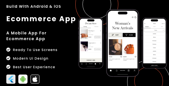 Ecommerce App - Flutter Mobile App Template - CodeCanyon Item for Sale