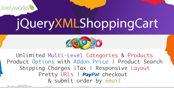JQuery XML Shopping Cart - Store - Shop - PayPal Store - CodeCanyon Item for Sale