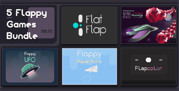 5 Flappy Games Bundle | HTML5 Construct Games - CodeCanyon Item for Sale