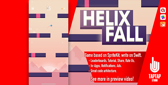 Helix Fall - CodeCanyon Item for Sale