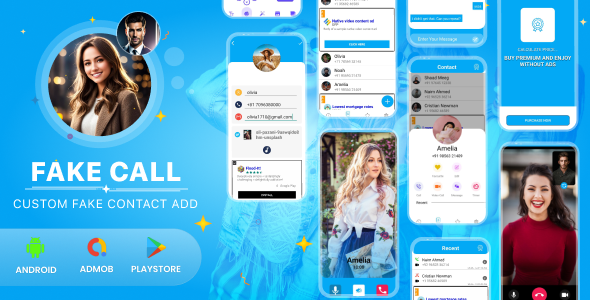 Fake Call | Fake Video Call | Dialogflow Message | Auto Message Bot System| Android App |Admob| V3.2 - CodeCanyon Item for Sale