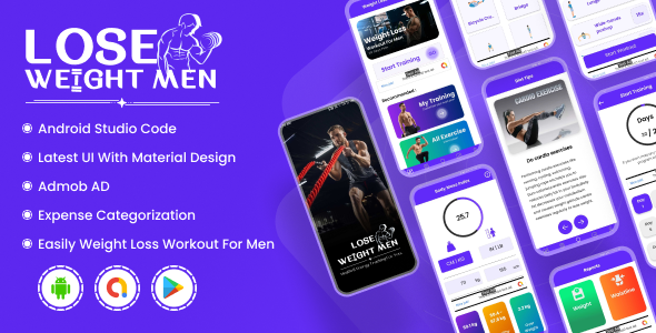 Home Fitness - Lose Weight for Men - Home Workout for Boys - CodeCanyon Item for Sale