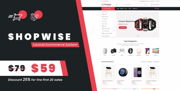 Shopwise - Laravel Ecommerce Multilingual System - CodeCanyon Item for Sale
