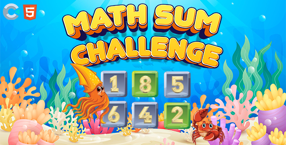 Math Sum Challenge - Construct3 - HTML - CodeCanyon Item for Sale