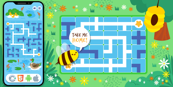 Find Path Animal - HTML5 Game, Construct 3 - CodeCanyon Item for Sale