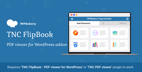 WPBakery - TNC FlipBook - PDF viewer for WordPress Addon - CodeCanyon Item for Sale