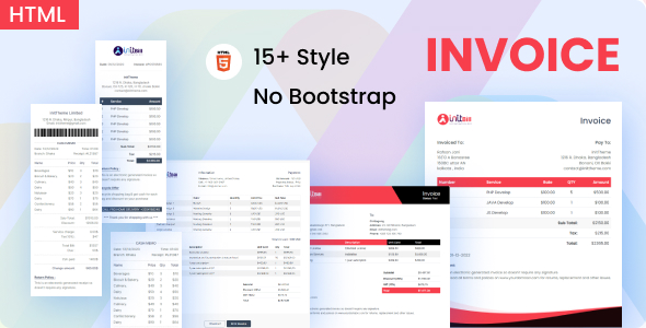 initBill - invoice & Receipt HTML Template - CodeCanyon Item for Sale