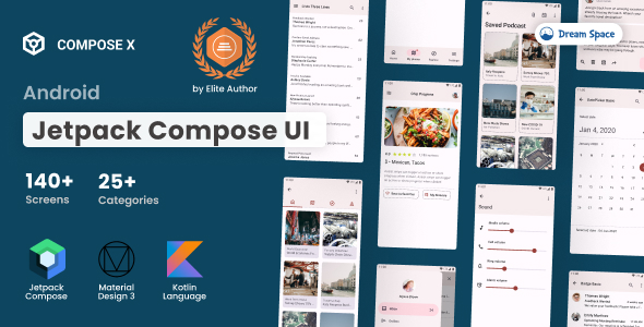 ComposeX - Android Jetpack Compose UI 1.2 by dream_space | CodeCanyon