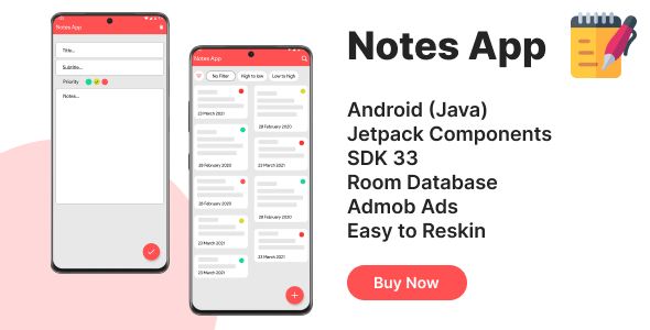 Notes App Android - CodeCanyon Item for Sale