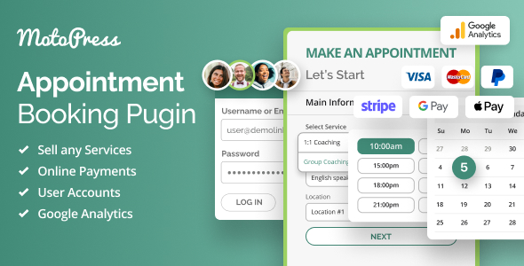 Appointment Booking WordPress Plugin by MotoPress - CodeCanyon Item for Sale