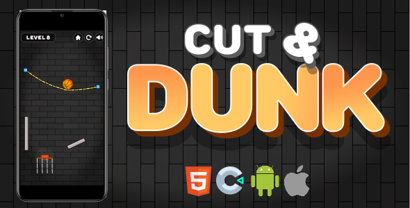 Cut and Dunk HTML5 Game (Construct 3) - CodeCanyon Item for Sale