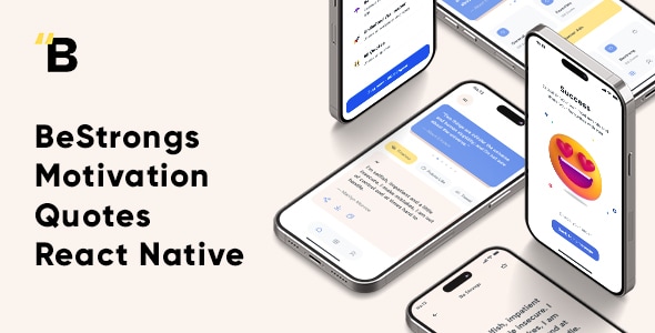BeStrong - Quotes React Native App - CodeCanyon Item for Sale
