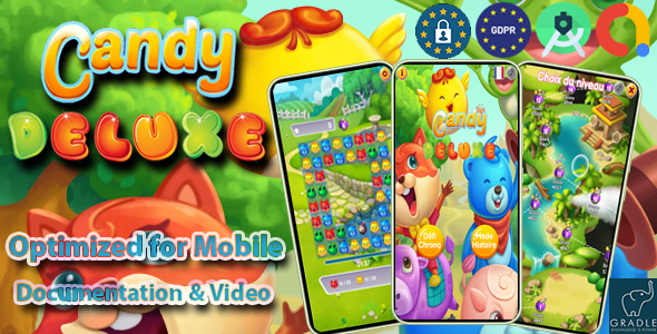 Candy Deluxe (Admob + GDPR + Android Studio) - CodeCanyon Item for Sale