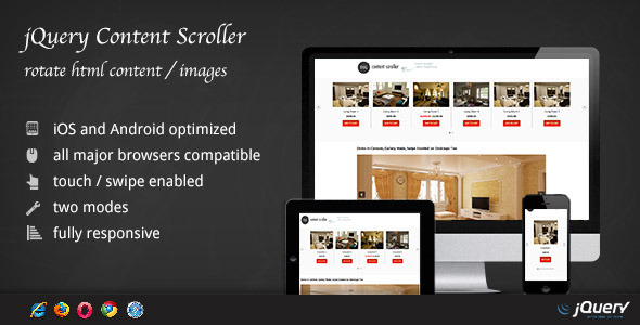 jQuery Content Scroller DZS - CodeCanyon Item for Sale