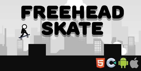 Freehead Skate - HTML5 Game - Construct 3 - CodeCanyon Item for Sale