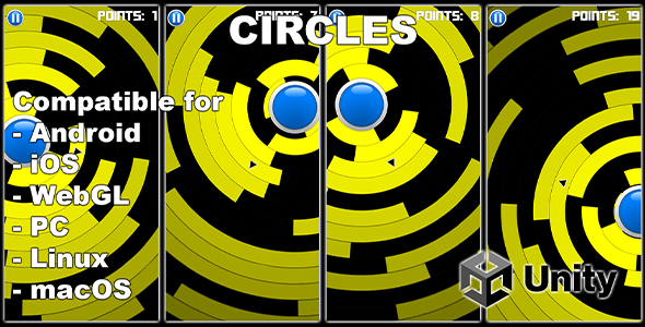 Circles - Unity Game For Android And iOS - CodeCanyon Item for Sale
