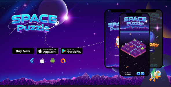Space Puzzle - Flutter Mobile Game - CodeCanyon Item for Sale