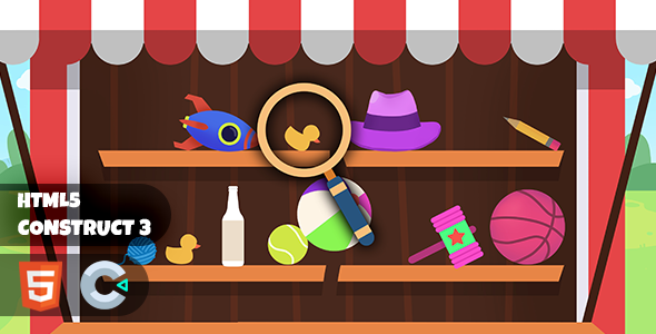 Objects Construct 3 HTML5 Game - CodeCanyon Item for Sale