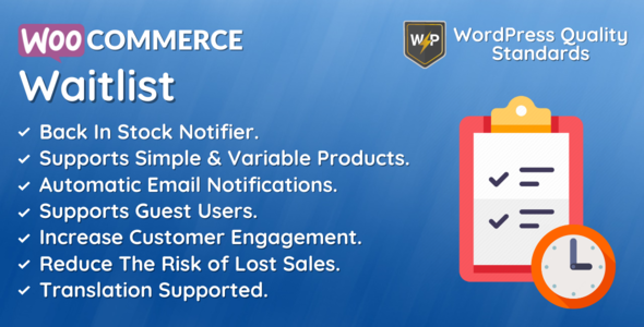 WooCommerce Waitlist | Pre-sale List | Back In Stock Notifier - CodeCanyon Item for Sale