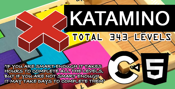 Katamino (HTML5 Game - Construct 3) - CodeCanyon Item for Sale
