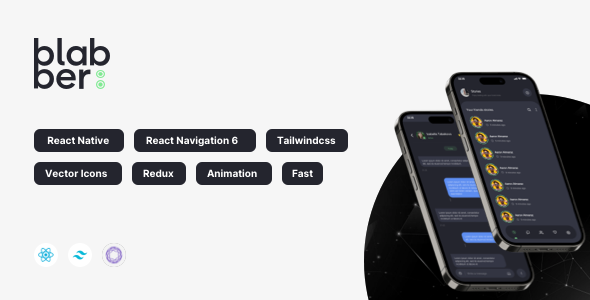 Blabber - Chat UI with React Native - CodeCanyon Item for Sale