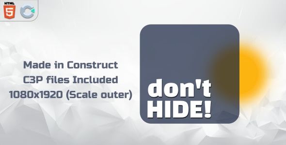 Don't hide - HTML5 Skill game - CodeCanyon Item for Sale