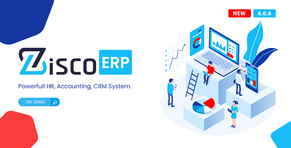 ZiscoERP - Powerful HR, Accounting, CRM System - CodeCanyon Item for Sale