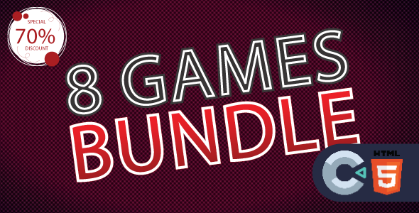 8 Games bundle - HTML5 - Construct 3 - CodeCanyon Item for Sale