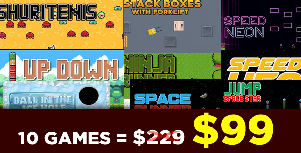 Bundle 10 Games - HTML5 Games "Construct 3" - CodeCanyon Item for Sale