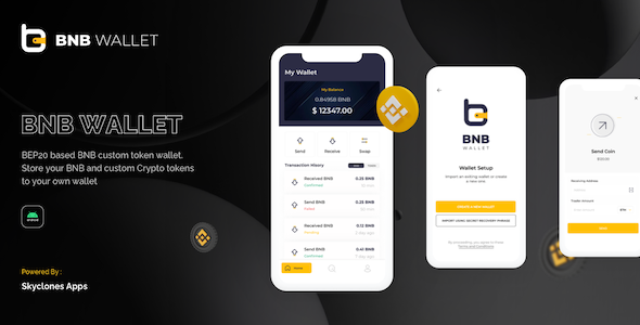 BNB Wallet - BEP20 based crypto wallet - CodeCanyon Item for Sale