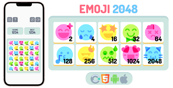 Merge Emoji - Html5 Game Construct 3 - CodeCanyon Item for Sale