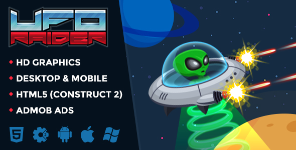 ALIEN UFO RAIDER - CodeCanyon Item for Sale