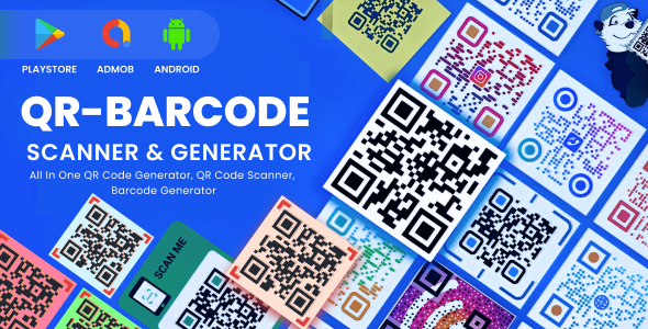 QR-Barcode Scanner & Generator - All Type of QR Code Maker - QR Scanner Android Apps - CodeCanyon Item for Sale