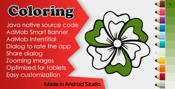 Coloring with AdMob - CodeCanyon Item for Sale