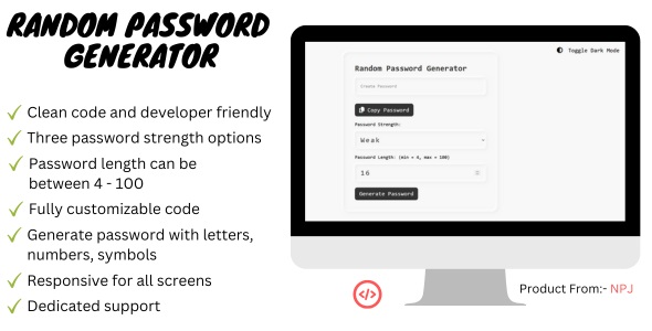 Password Generator - CodeCanyon Item for Sale