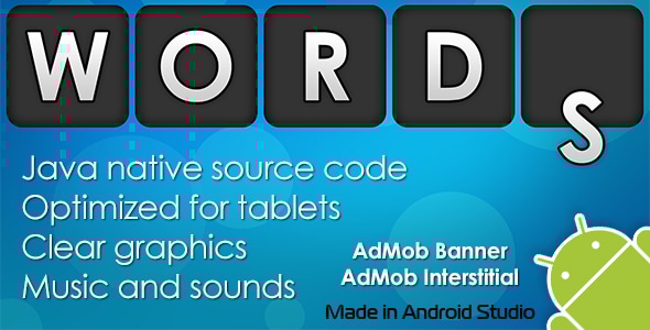 Words Game with AdMob - CodeCanyon Item for Sale