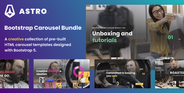 Astro | Full-screen Bootstrap Carousel Bundle - CodeCanyon Item for Sale