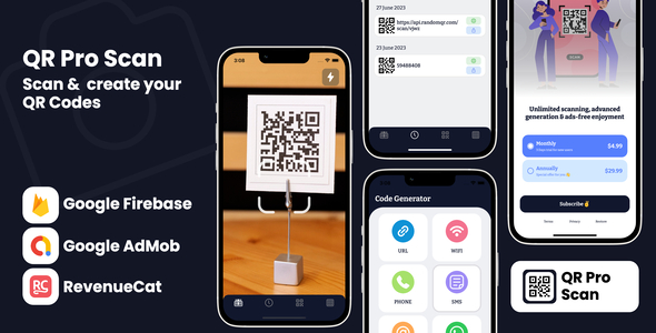 QR ProScan - iOS App - CodeCanyon Item for Sale