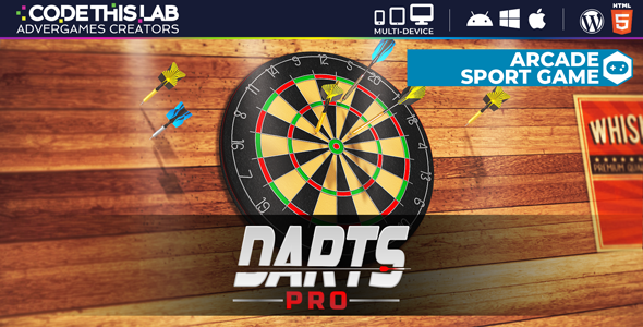 Darts Pro - HTML5 Skill Game - CodeCanyon Item for Sale