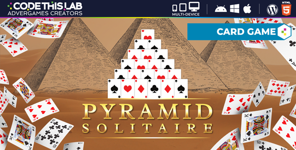 Pyramid Solitaire - HTML5 Solitaire Game - CodeCanyon Item for Sale