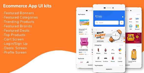 Shoppy Ecommerce App Template - CodeCanyon Item for Sale