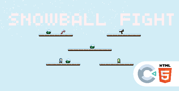 SnowBall Fight - HTML5 - Construct 3 - CodeCanyon Item for Sale