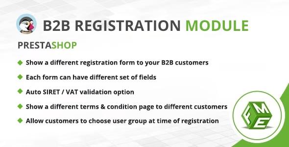 Prestashop B2b Registration Module - CodeCanyon Item for Sale