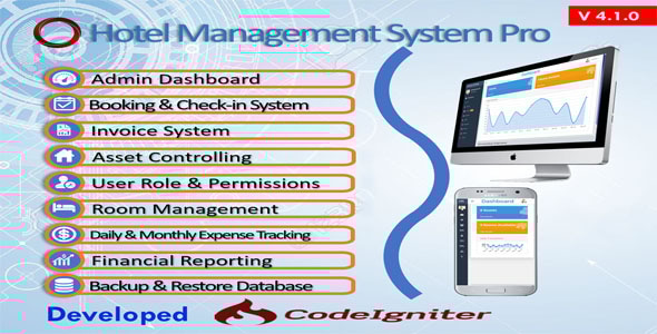 Hotel Management System Pro - CodeCanyon Item for Sale